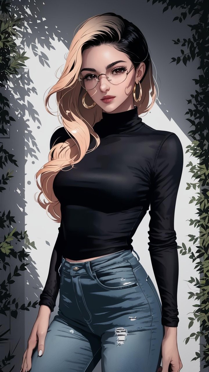 woman, anime, character, beauty, artwork, painting, girl, model, fashion, female, hair, creativity, portrait